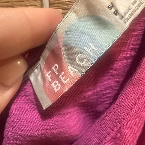 Free People Elisa Maxi Elegant One-Shoulder Pink Dress EUC size Small - Picture 3 of 3